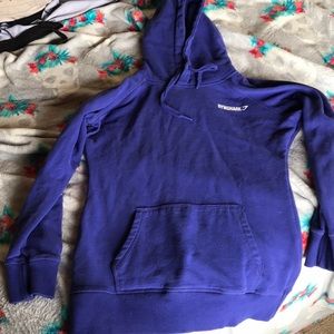 Medium blue women’s gymshark hoodie